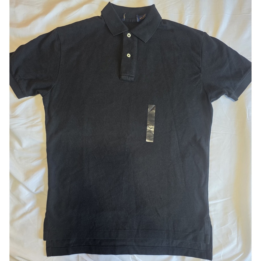 Polo Ralph Lauren Classic Fit Cotton Black Polo Shirt Men's Size Small NWOT
